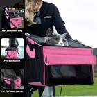 Pet Carrier Bicycle Basket Bag Pet Carrier booster Backpack For Dogs And Cats   
