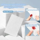 450pcs Lint-free Cotton Nail Polish Remover Wipes For Uv Gel Regular Polish