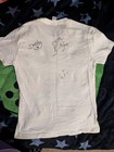 Signed Panic  At The Disco White Graphic T-shirt - Music Memorabilia Rock   Pop