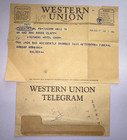 1940 Western Union Telegram Announcing Son s Drowning Death Envelop Included