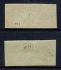 Colombia Registration Stamps Scott  f13   f17 Vf Mh Blue Paper 1902-1903 