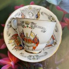 Vintage Royal Stafford Queen Elizabeth Ii 1953 Coronation Tea Cup   Saucer