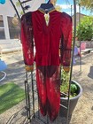 Art Stone The Competitor 26908 Mc Burgundy Gold Dance Costume Renaissance   