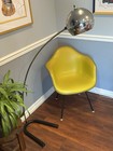 Vintage Mcm Mid-century Modern Arc Floor Lamp Chrome Eyeball Globe Orb Space Age