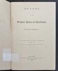 1861 Confederate Laws Of The Orphan House Of Charleston  South Carolina - Rare