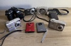 Lot Of 8 Digital Cameras For Parts repair     Kodak Nikon Canon Sanyo Untested