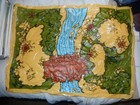 Vintage Marx Toys 1977 Bravo Squad Army Play Set Wwii Box   Map 24 X 18