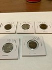 Very Nice Lot Of 7 Old Canadian Nickels   Cents Listed Below And Bonus Coins 