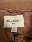 Goodfellow   Co Men s Brown Bomber Jacket  M  Full Zip  Band Collar