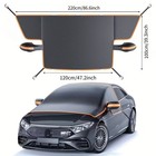 All-season Windshield Cover For Suv Car  Uv Sun Shade And Snow Ice Protector