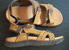 Kuailu Mens Leather Hiking Sandals -10 5-arch Support Orthopedic Sport Recovery