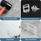 Tile Leveling System  4650-piece Tile Spacers Tile Leveling Tools  1 16 Inch    