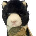 Yomiko Classics Russ Berrie Short Hair Black   White 6  Cat Plush Stuffed 2019