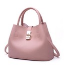 Ladies  Leather Bucket Bag With Gold Padlock Crossbody Bag  Ladies  Handbag