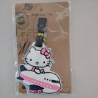 Hello Kitty Airplane Luggage Tag Pink White Cute Suitcase Bag Id Travel Label