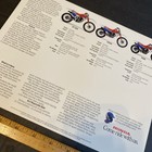 1990 Honda Xr200r  Xr100r  Xr80r Dealer s Sales Sheet Brochure  8 5x11 Vtg
