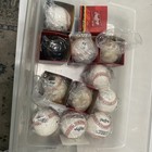 Box Of Mlb Baseballs  Some Signed  Some Nib  Steiner Sports Coa 