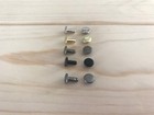Double Cap Rivets In  Silver  Gold  Black  Antique Brass  And Matte Gray