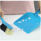 Dustpan And Brush Set  Pack Of 2 Set  Blue   Grey