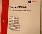 A065w915 Cummins Onan Operator Manual Otec Spec B Transfer Switch 40-1200a Ats