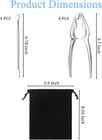 8 Pcs Seafood Tool Set crab Crackers And Tools Set crab Leg Cracker Tool