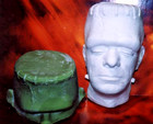 Glen Strange s Frankenstein Head Peice Mold Off The Actual 1948  Studio Item