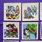 Hallmark Vintage 1984-1985 Stickers Lot 11 Foil glitter Cartoon Paper