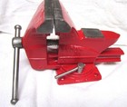 Vintage Winton Scout H d 4-1 2  Swivel Base Bench Vise-anvil-pipe Clamp-usa Made