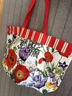 Lot Of 2  New Estee Lauder Floral Butterfly Flower Large Tote Shopper Bag 