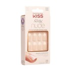 Kiss Salon Acrylic Press On Nails  Nail Glue Included   cashmere   French  Me   