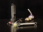 Stainless Steel Mincing Garlic Press  Premium