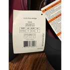 Crocs Lina Wedge Black Pointed Toe Pump Shoes 203408-001 Womens Size 11 New