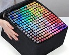 168 Colors Dual Brush Alcohol Markers Set Artist Sketch Art Drawing Markers U3e3