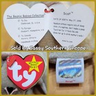     Scat     1999 Ty Beanie Babies Light Brown Floppy Cat Baby  mwmt 