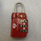 4x Tsa Approved Luggage Lock Travel 3 Digit Combination Padlock Reset Superman
