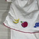 Vintage Baby Bgosh Fruit Shorts Romper 6-9 Month Watermelon Cherry Oshkosh