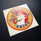 Large Vintage Illuminations Aries Horoscope Zodiac Astrology Sticker Decal