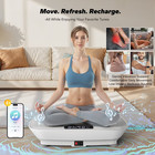 Merach Vibrating Plate Muscle Toner  Whole Body Exercise Machine With Remote