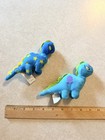Neopets Mcdonald   s 2004 Plush Dinosaur Toys Lot Of 2 Vintage