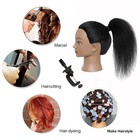Mannequin Head With 100  Real Hair Manikin Cosmetology Doll Head Hairdresser    