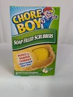 Lot Of 3 Packs Of 2 Pack Chore Boy Soap Filled Scrubbers Green Apple Nonstick