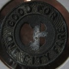 1943 Omaha  Ne   Council Bluffs St  Ry  Co  Transit Trolley Token - Nebraska