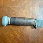 Vtg Wwii Usn Mark 1 Pal Rh-35 Fighting Utility Knife Leather Handle  Military