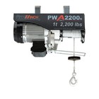Electric Wire Rope Hoist 1 Ton 2200 Lb 110v 38 Ft  Wired Remote Control  H1 Duty