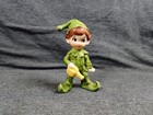 Vintage Ceramic Lefton Pixie Elf Figurine Japan W  Sticker