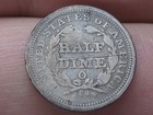 1853 O Seated Liberty Half Dime- With Arrows  New Orleans  Fine Details