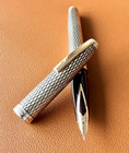 Vintage Sheaffer Imperial Sterling Silver Fp 14k Inlaid  Nib  Australia
