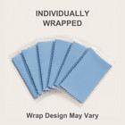 12pk Individually Wrapped Microfiber Cleaning Cloths For Glasses  Lens   Screen