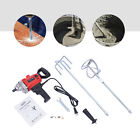 2400w Electric Mortar Plaster Paint Mixer Cement Grout Concrete Stirrer 1200rpm