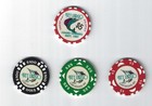 Rare Set Of Casino Chips   5   5go   25   100  From The Key Largo H    Casino lv